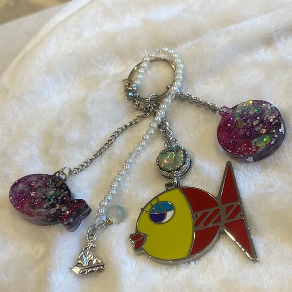 LUXURY Fish BAG Charm ACCESSORIE FOR COACH LV BIRKING GIFT - Picture 4 of 8